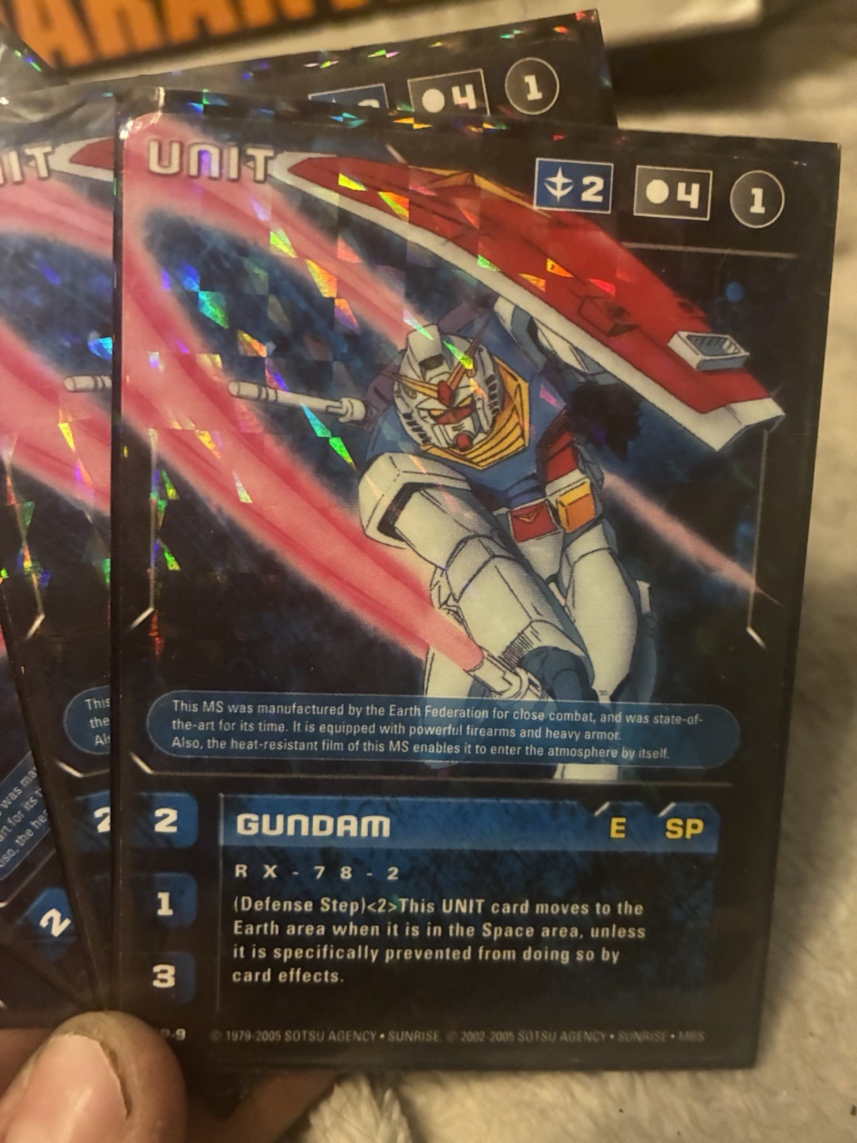 Ultra rare Gundam War CCG Promo Sp-9 4x NM