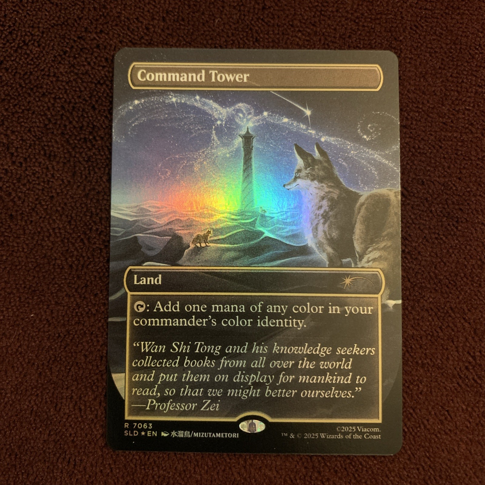 Command Tower (7063) (Rainbow Foil) Secret Lair Drop Foil