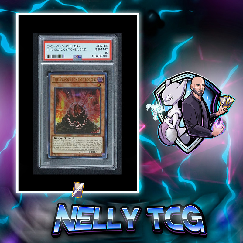 2024 Yu-Gi-oh! The Black Stone of Legend – LDK2-ENJ05 – PSA 10 GEM MINT
