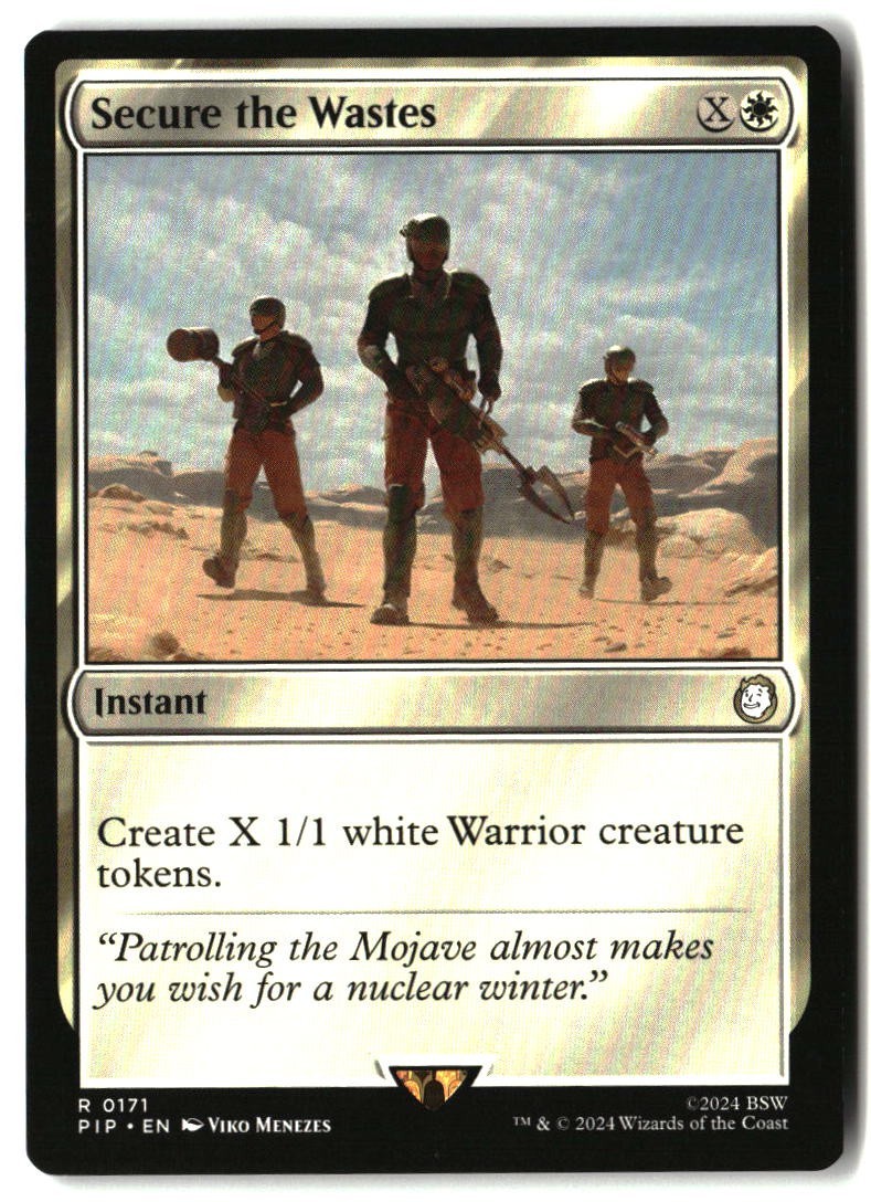 MTG Secure the Wastes [PIP – 171] LP