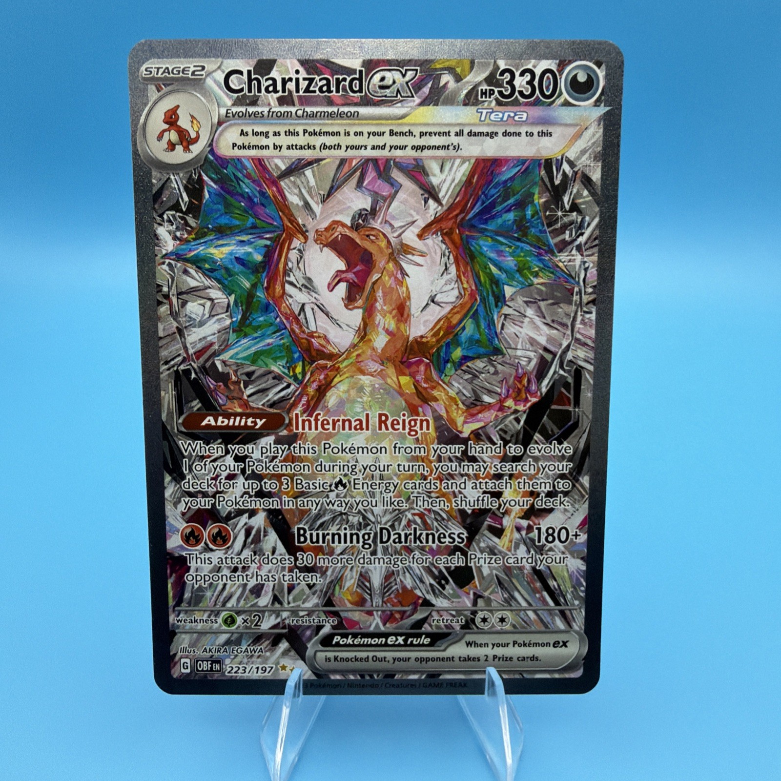 Charizard EX 223/197 Special Illustration Rare Obsidian Flames (B)