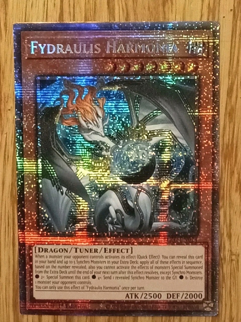 Yu-Gi-Oh! Fydraulis Harmonia 1st Edition Starlight Rare BLZD-EN024 Near Mint