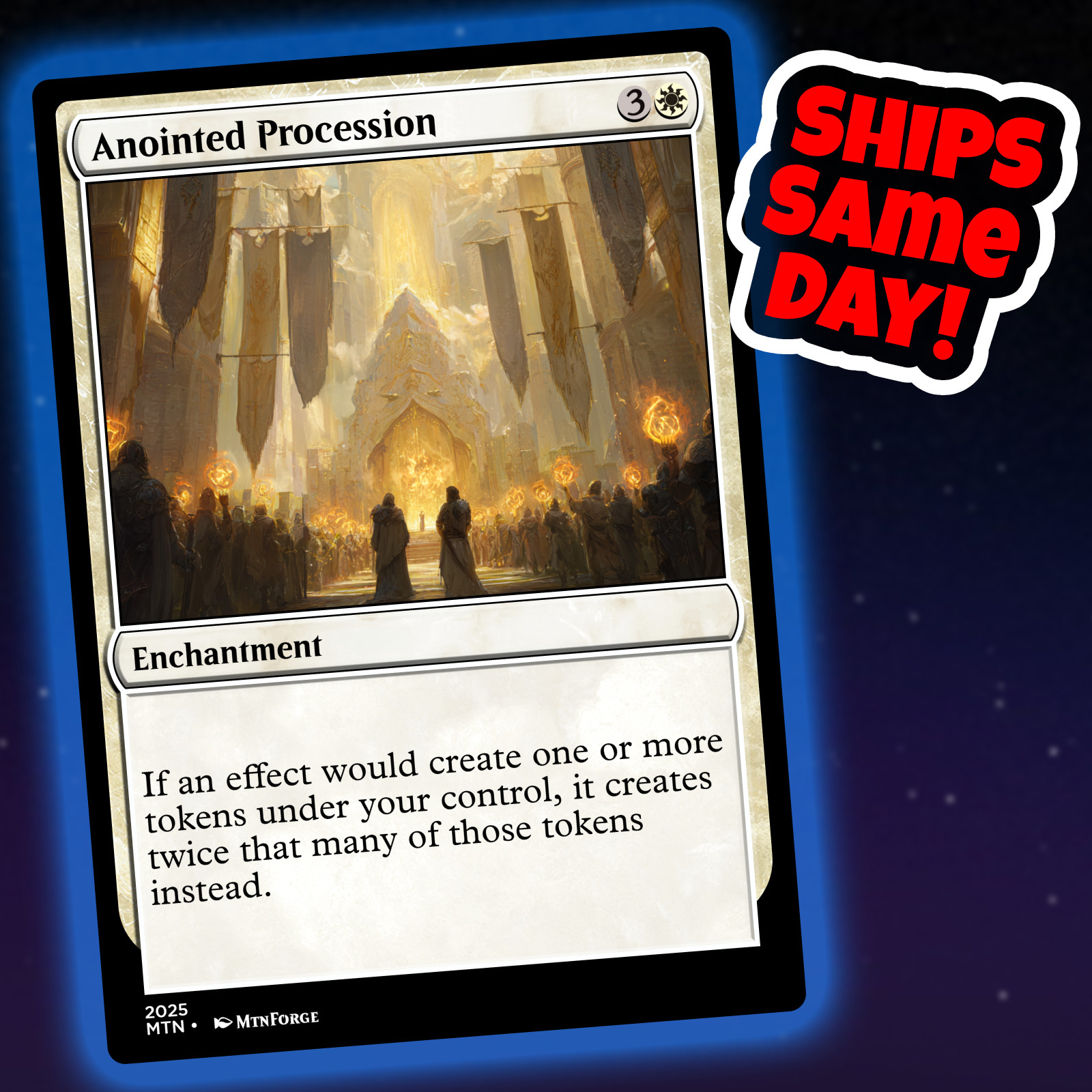 Anointed Procession – Custom Art Magic: The Gathering Playtest Card – Commander