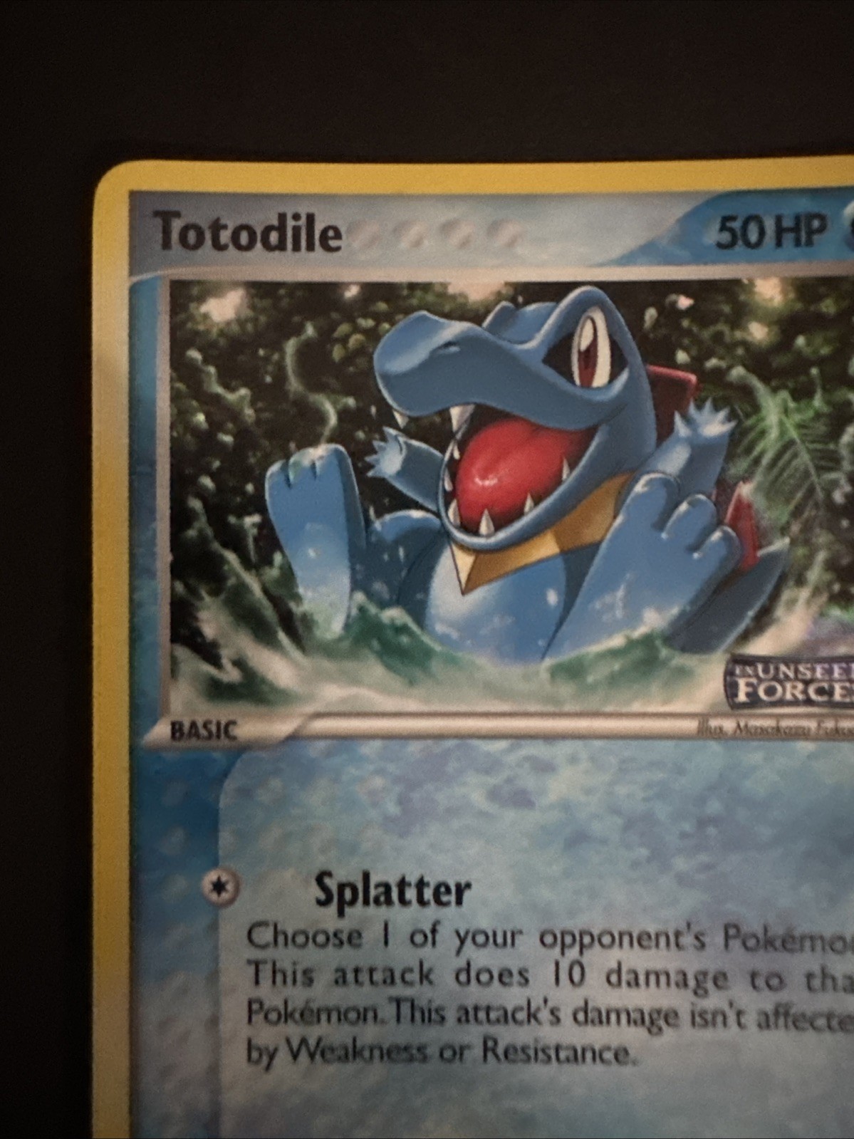 Totodile 78/115 EX Unseen Forces Reverse Holo Stamped 2005 TCG Pokemon Card NM