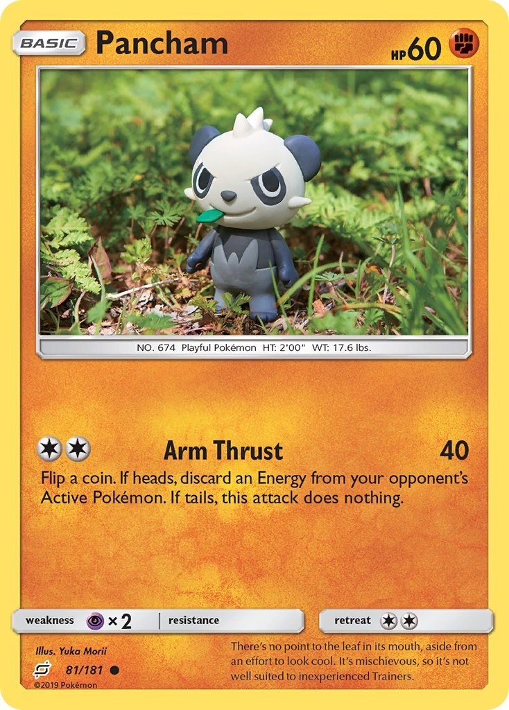 Pancham 81/181 Common Yuka Morii SM – Team Up Pokémon Card