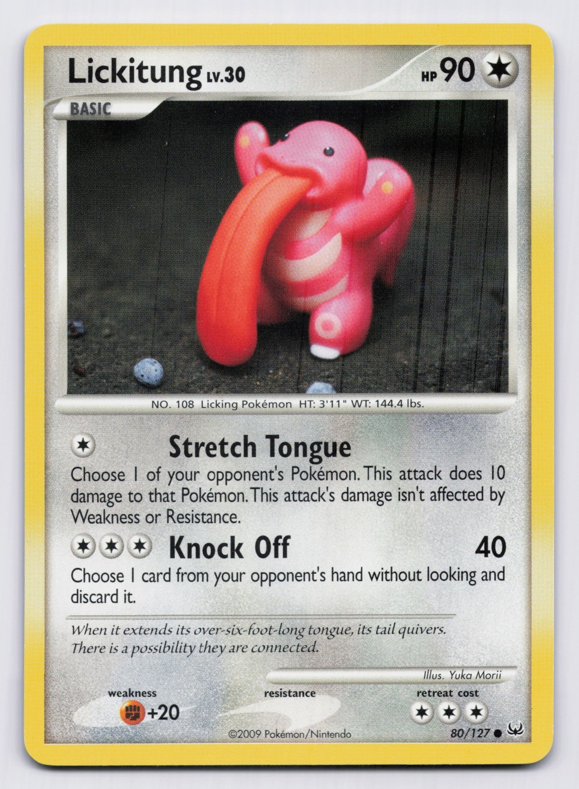 Lickitung Common Platinum 80/127 MP