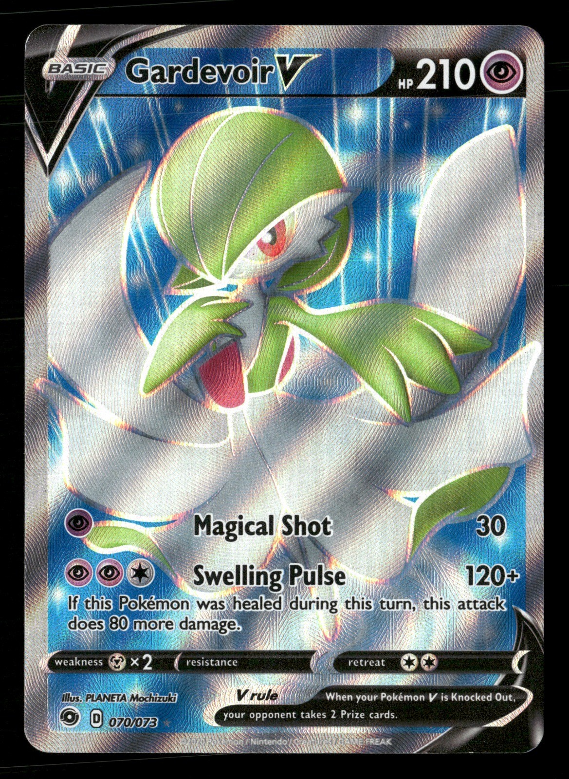 Gardevoir V (Full Art) Holo Champion’s Path 70/73 NM Pokémon TCG