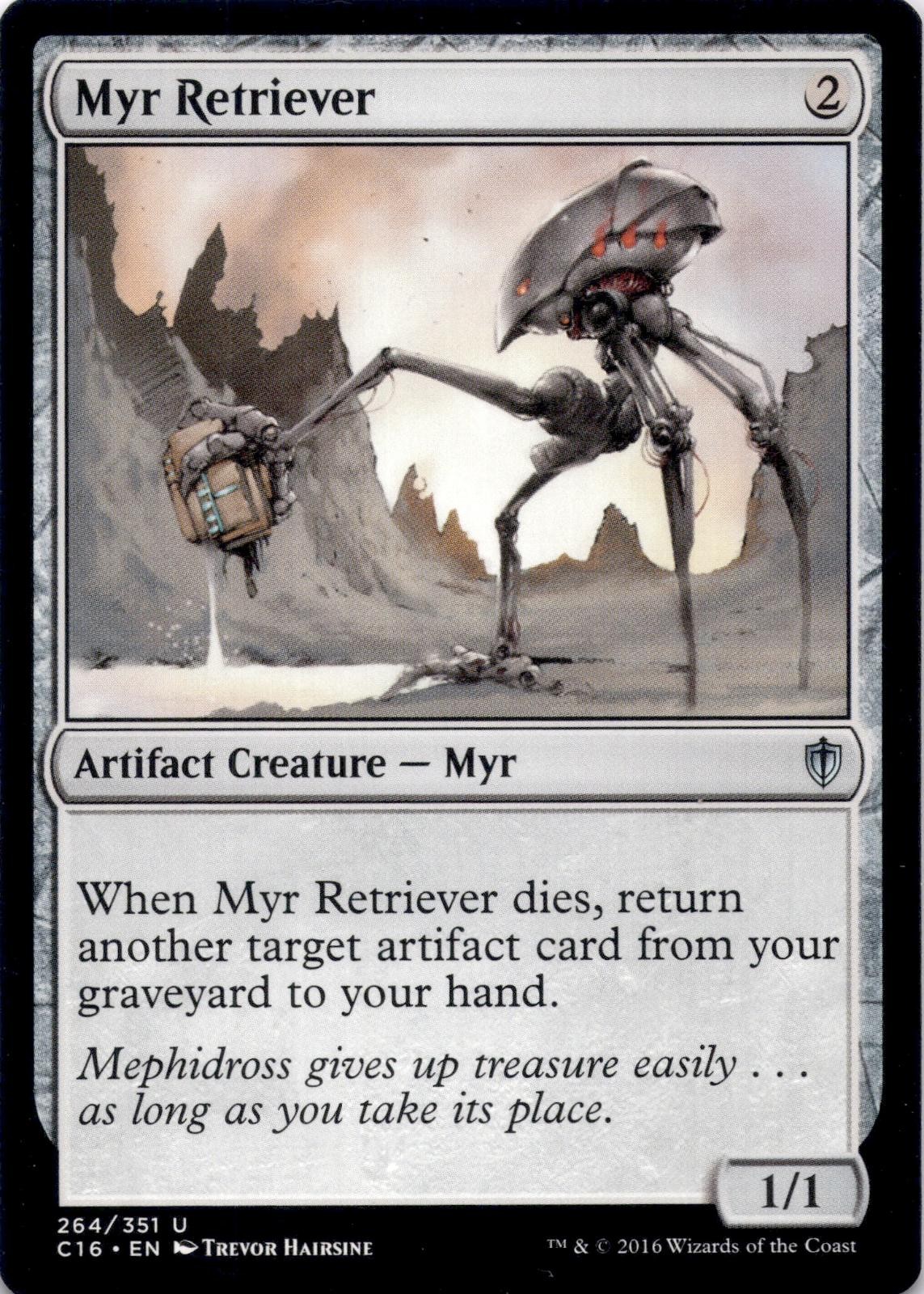 Myr Retriever C16 #264 Commander 2016 Magic: The Gathering Near Mint
