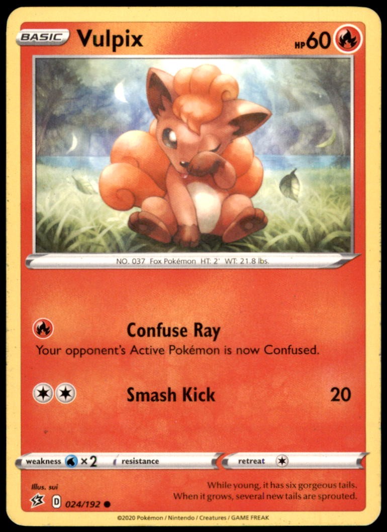 Pokemon – Vulpix #024/192 – RCL Common