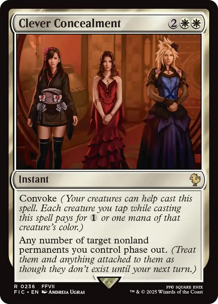 MTG Clever Concealment [FINAL FANTASY Commander] Near Mint Magic