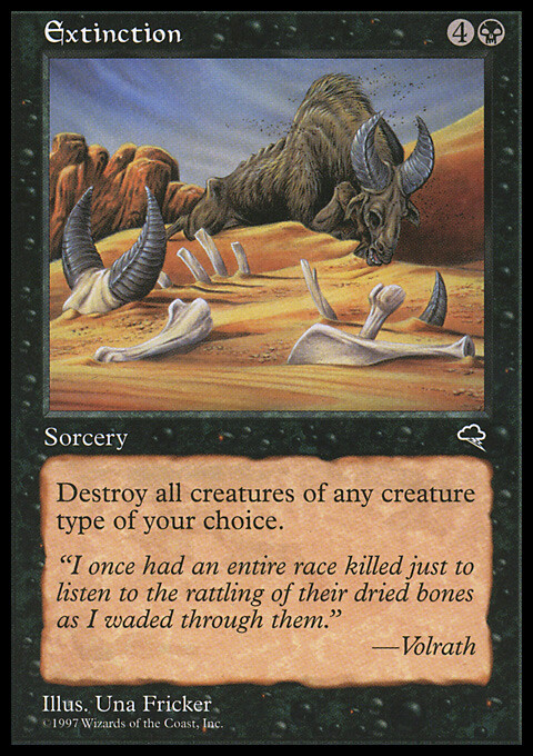 Extinction X (4) MTG Tempest Excellent/ NM – 4RCards