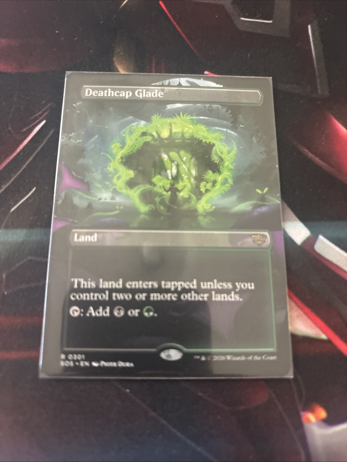 Mtg Deathcap Glade Borderless – Secrets of Strixhaven + Bonus Foils