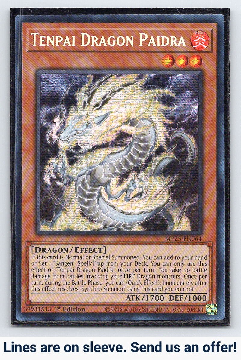 2025 Mega-Pack #MP25-EN064 Tenpai Dragon Paidra