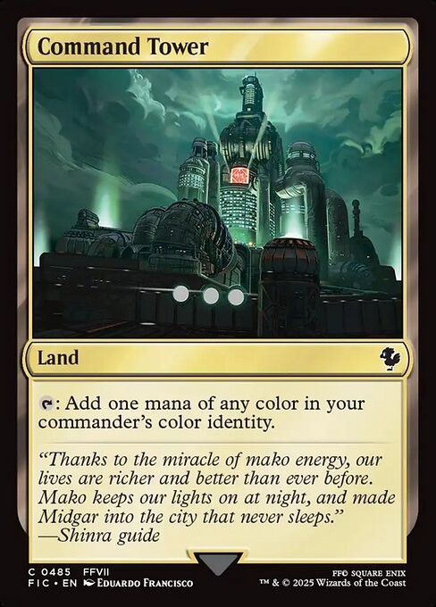 Command Tower (FF7) 485 C Normal FIC MTG NM