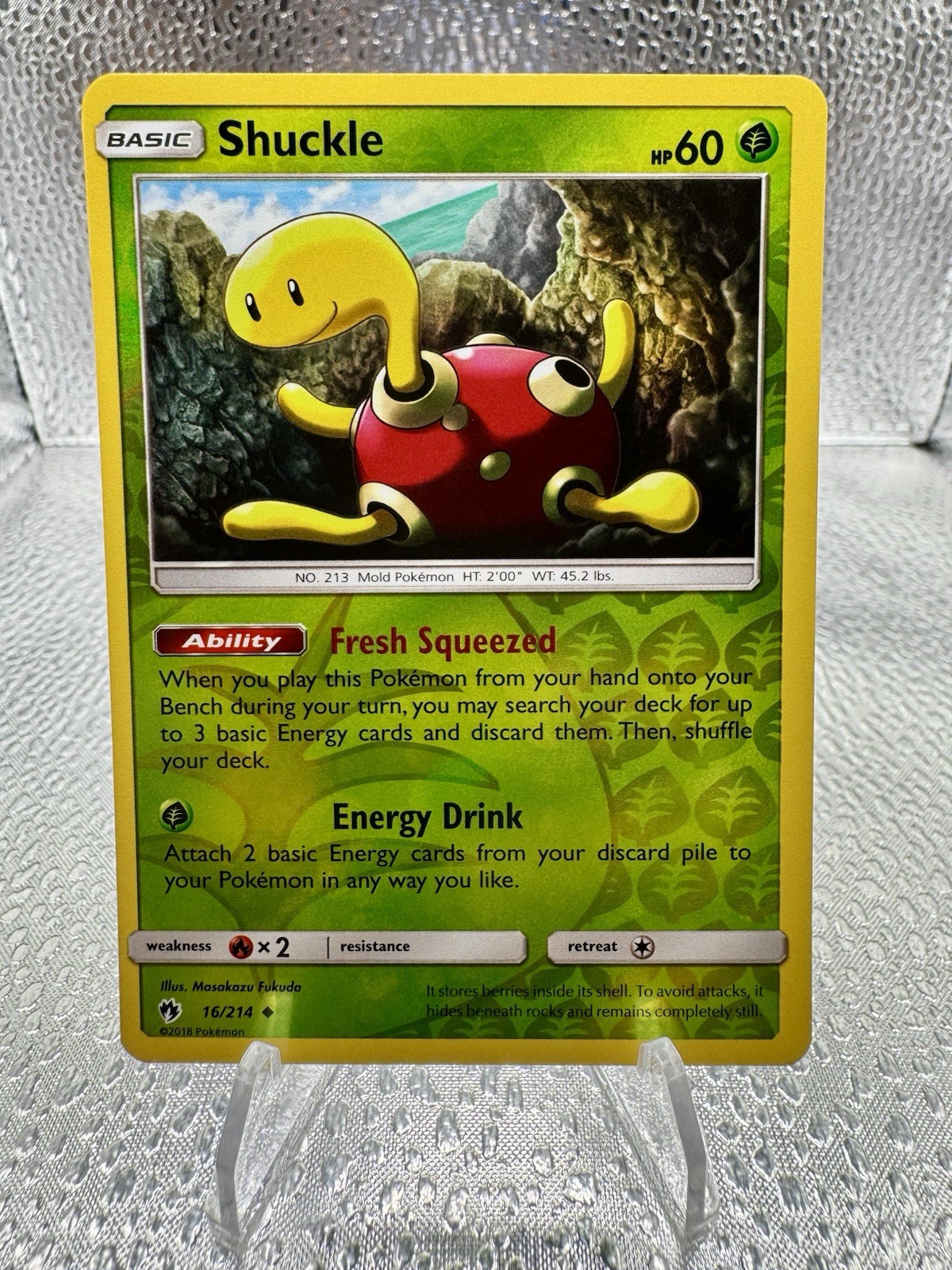 Shuckle 16/214 Sm-Lost Thunder Reverse Holo