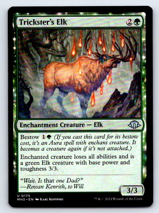 Trickster’s Elk 175 Uncommon Modern Horizons 3 Magic: The Gathering