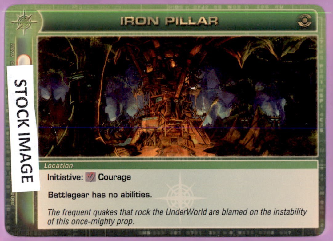 (CDP-218) IRON PILLAR Chaotic SR Foil Card Dawn of Perim CHAOTIC CARD SPECIAL