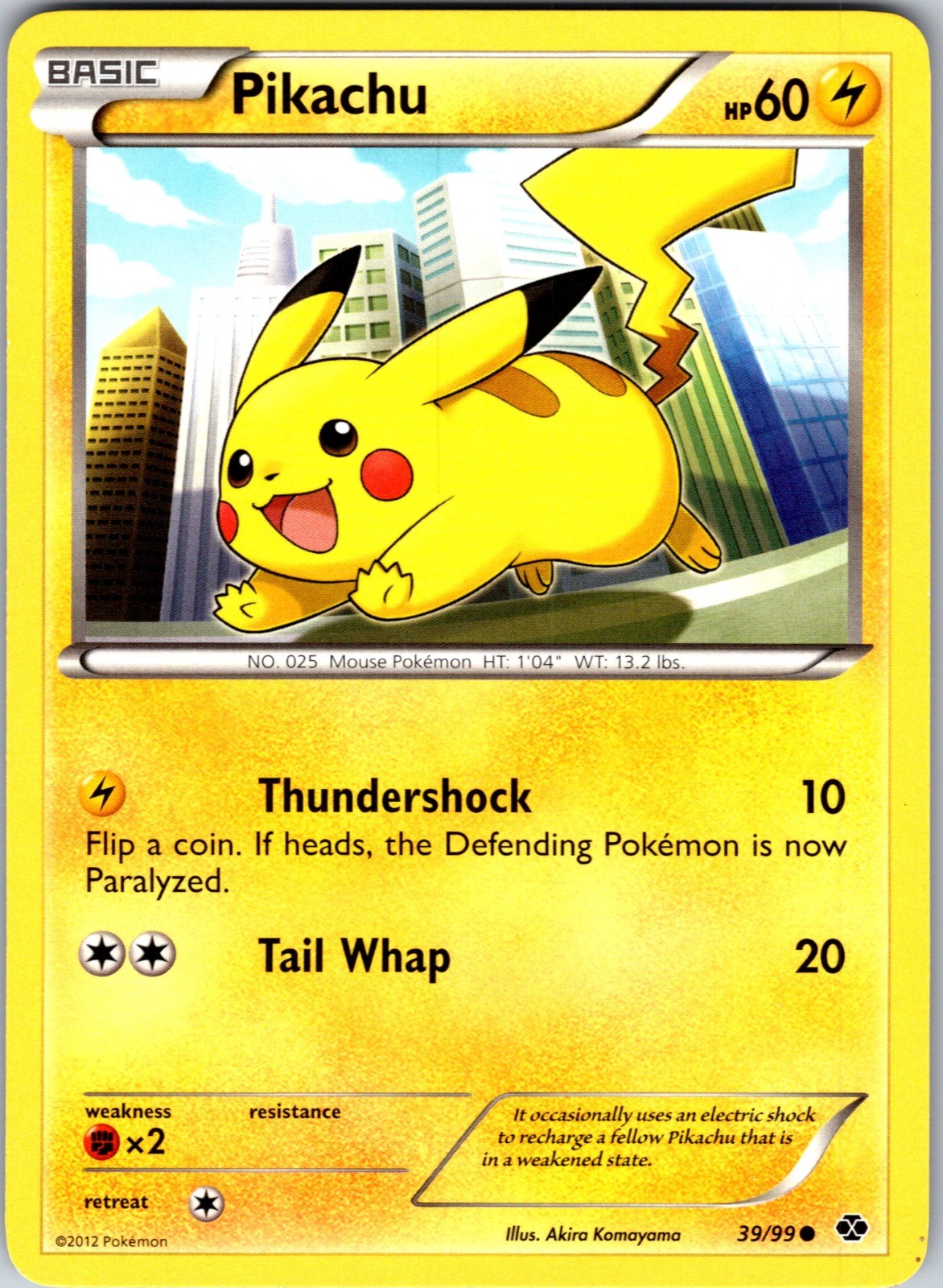 Pikachu Common Next Destinies 39/99 NM