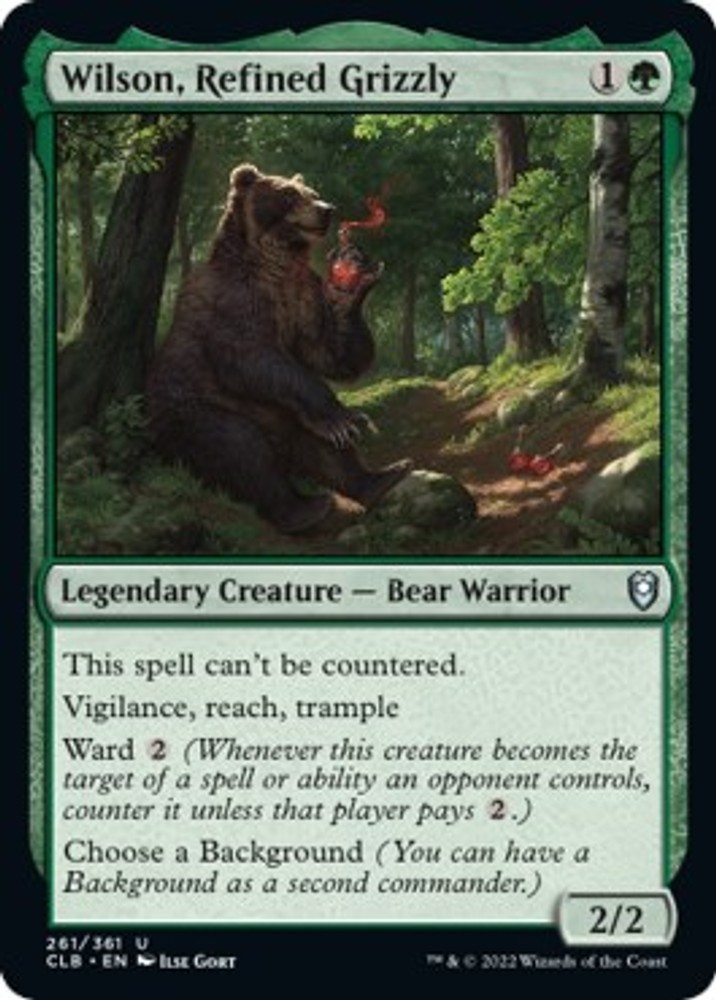 NM – Wilson, Refined Grizzly [CLB – 261] Commander Legends: Battle for Baldur…
