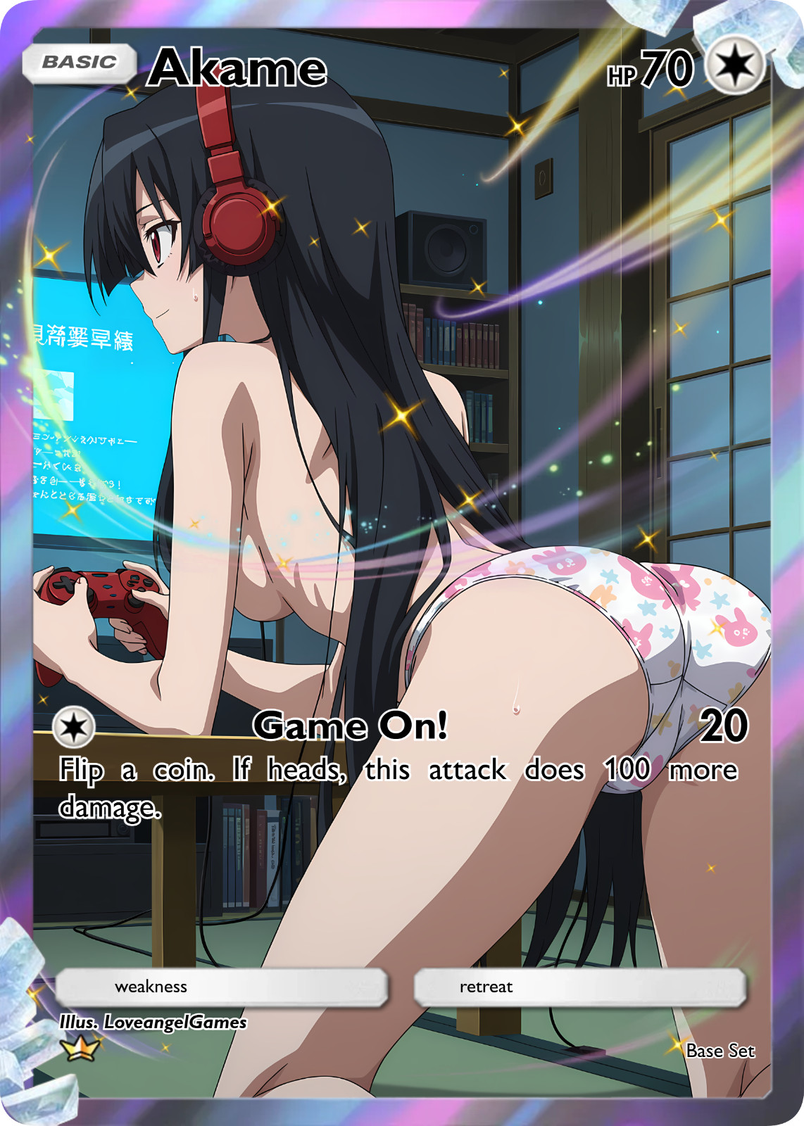 Loveangelgames-Anime Waifu Card-Waifu Universe-Base Card