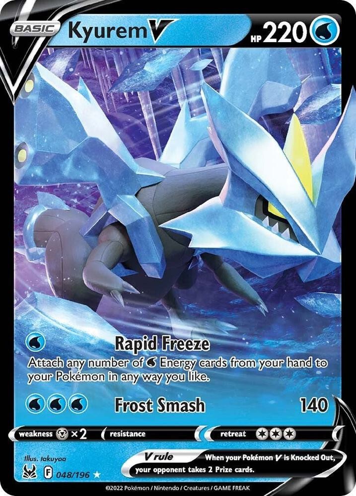 Kyurem V Holo 048/196 SWSH11: Lost Origin Ultra Rare NM