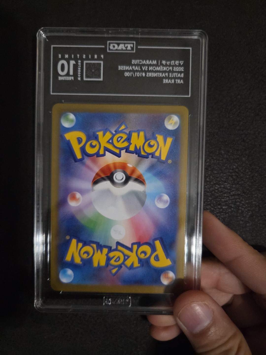 Maractus 101/100 PRISTINE TAG 10 GEM MINT Pokemon JPN Battle Partners Art Rare