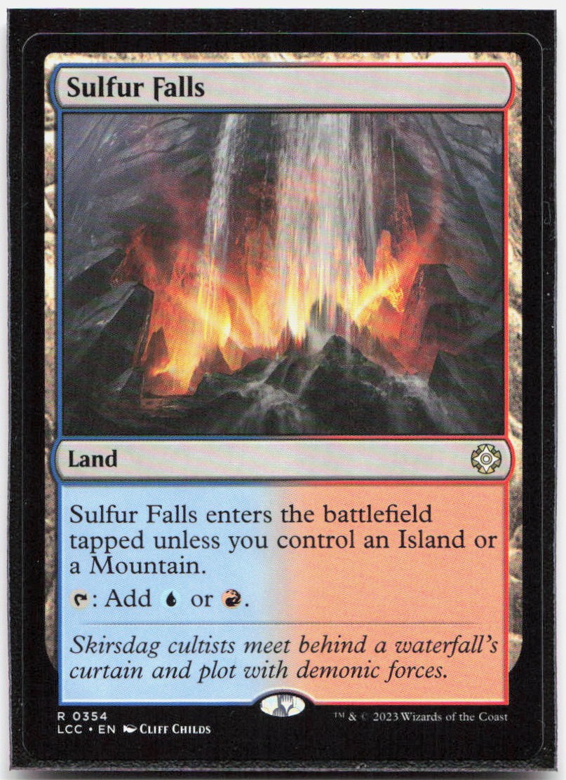 Magic Sulfur Falls [LCC-Commander: The Lost Caverns of Ixalan-NM-354]