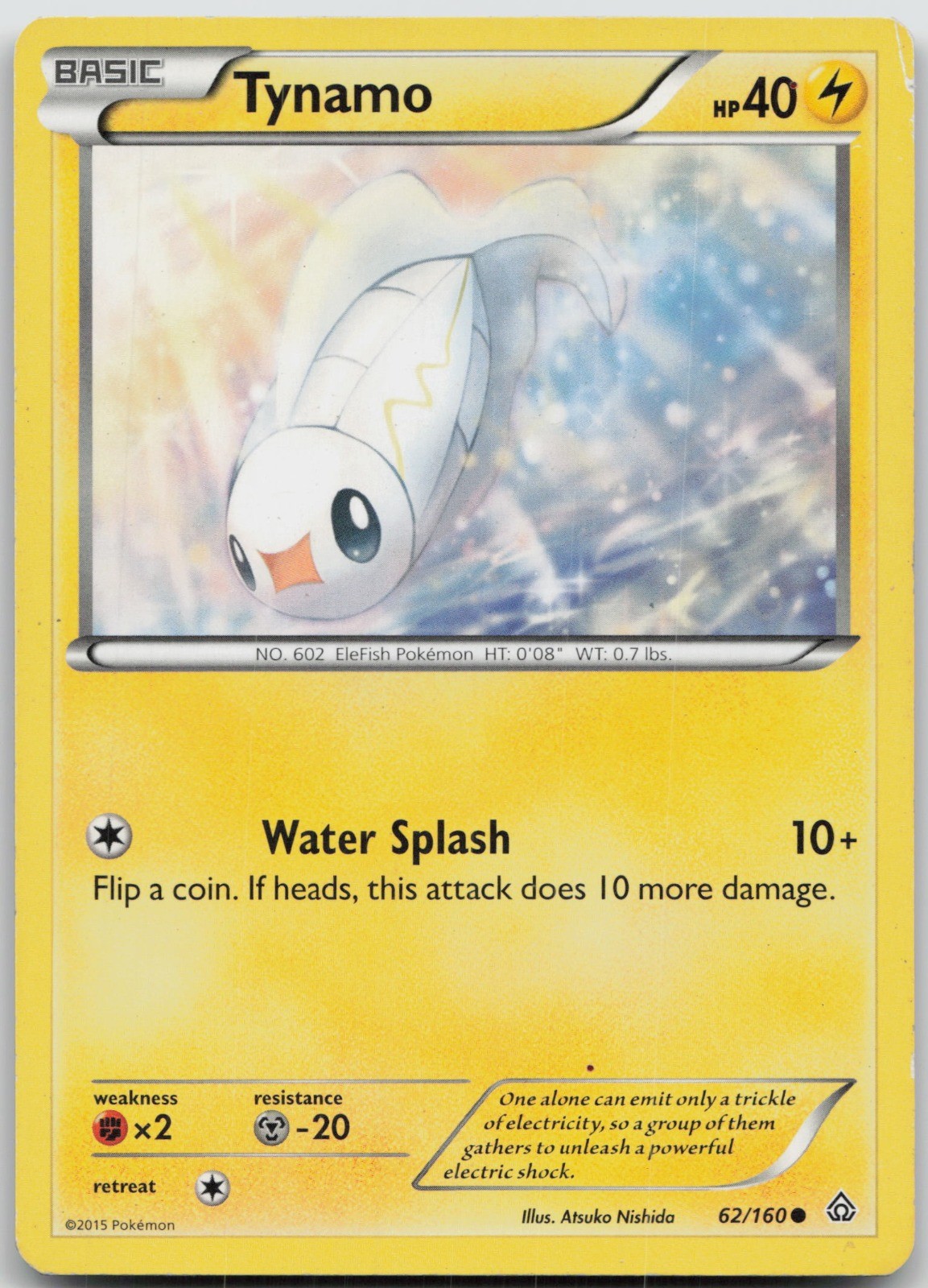 Tynamo Common XY – Primal Clash 62/160 LP Atsuko Nishida