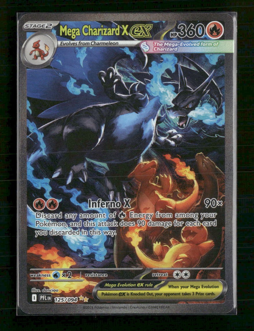 ME02: Phantasmal Flames Mega Charizard X ex #125/094