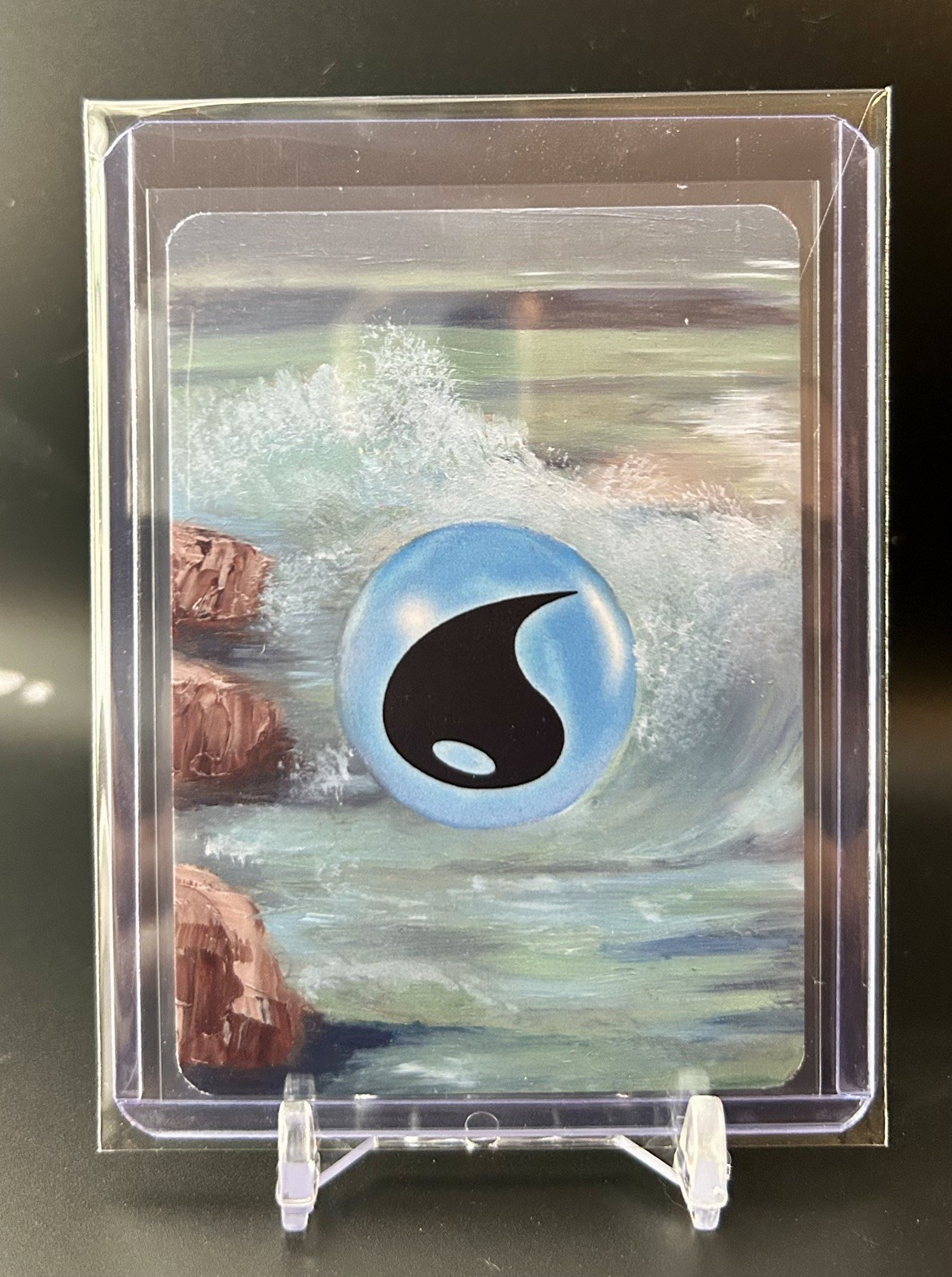 Water Energy Altered Pokémon Pokemon Card TCG Hand Painted Print Custom Art