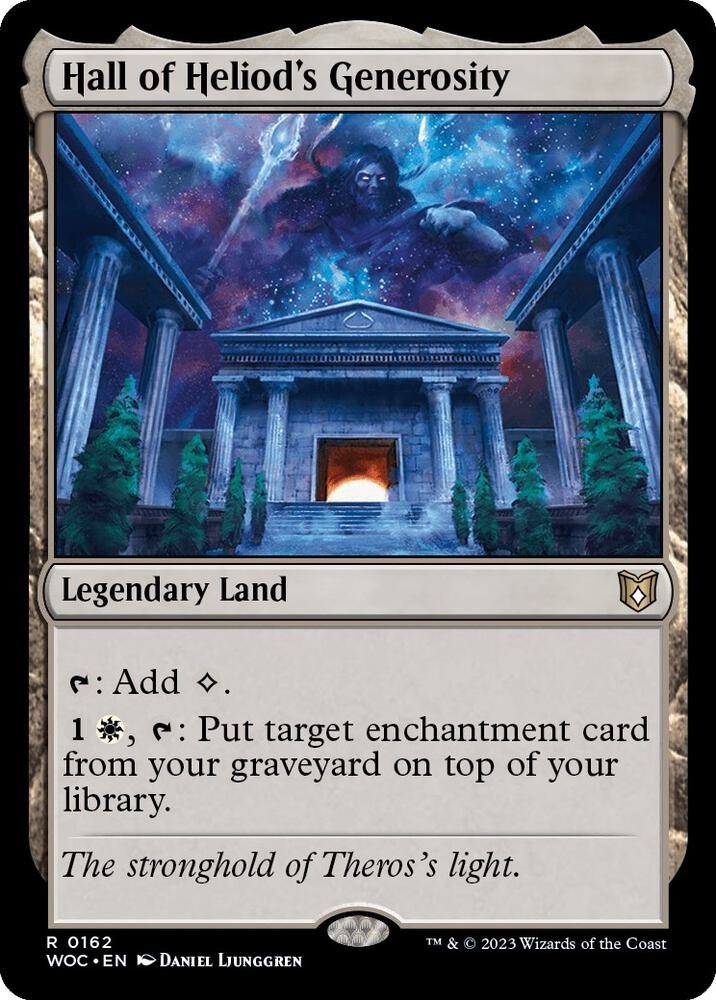 Hall of Heliod’s Generosity Commander Wilds of Eldraine MTG Near Mint pack fresh