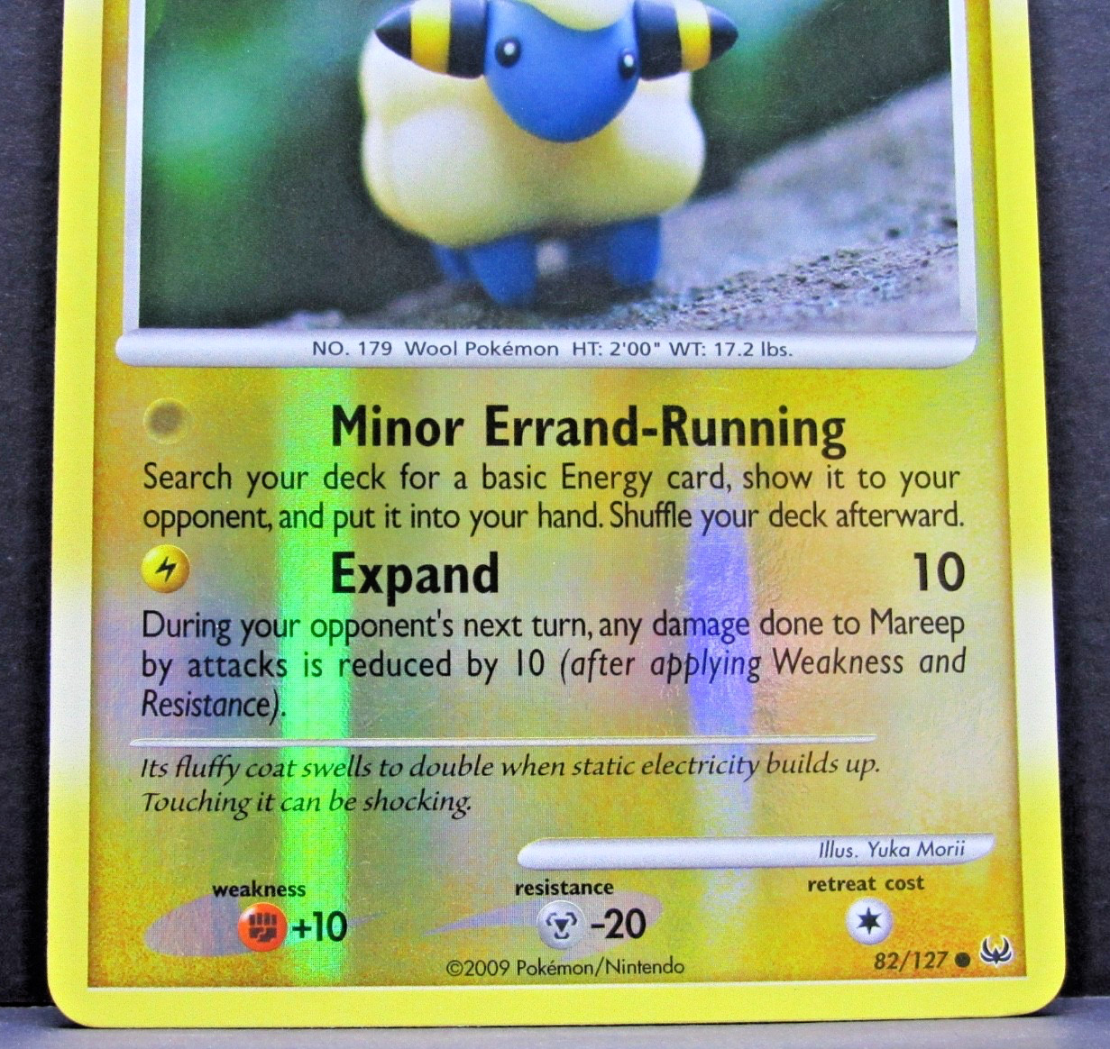 Mareep 82/127 Pokemon Platinum Reverse Holo Yuka Morii LP
