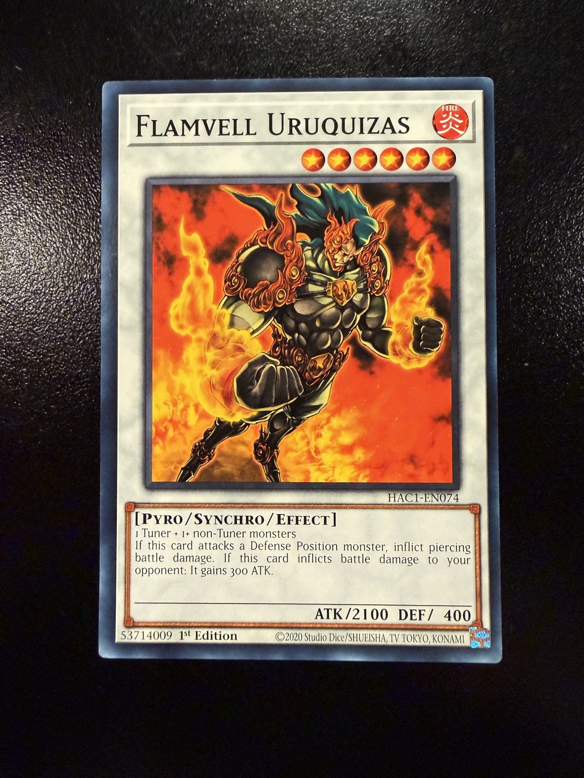 Flamvell Uruquizas HAC1-EN074 Hidden Arsenal: Chapter 1 1st Edition
