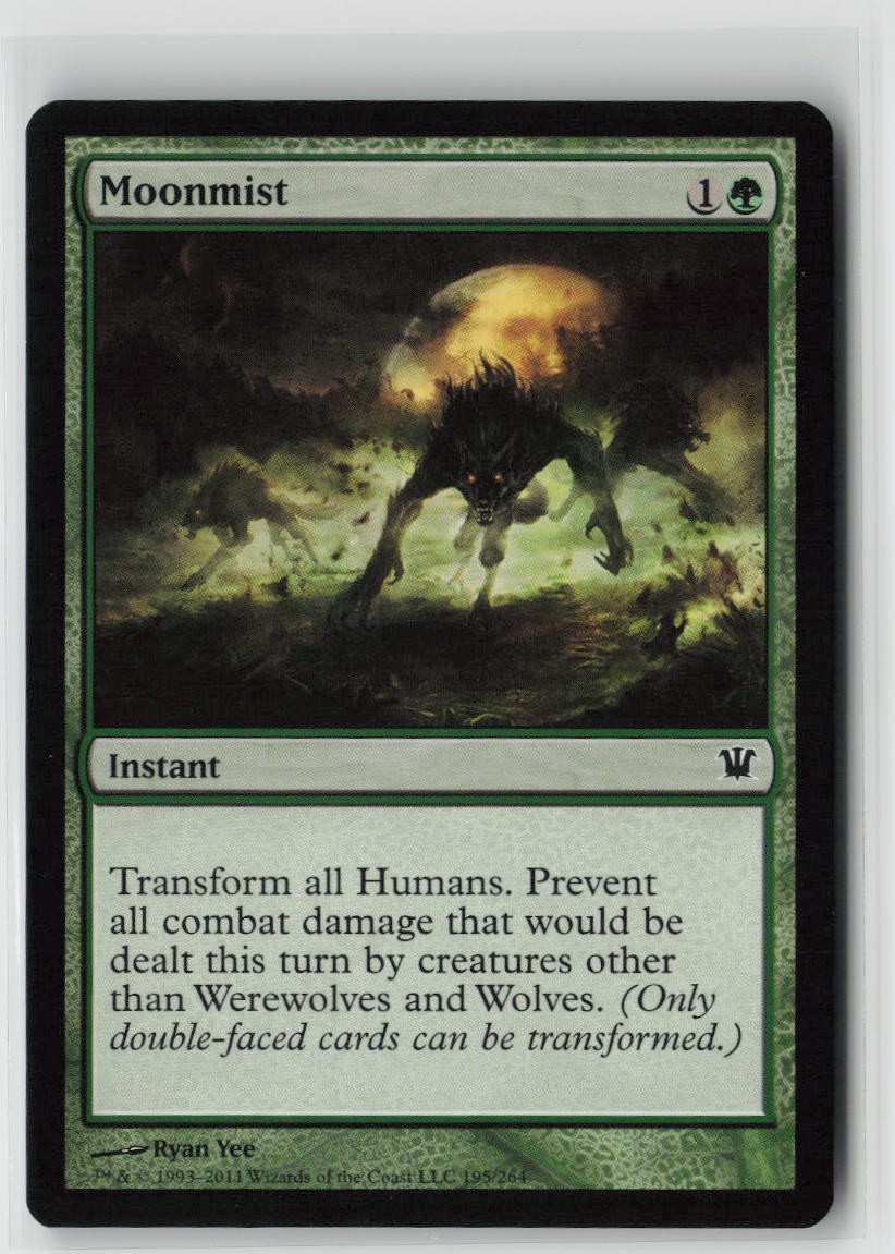 Magic The Gathering Moonmist #195 Innistrad Lightly Played or Better