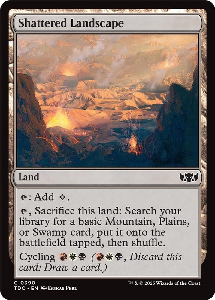 Magic Shattered Landscape TDC 390 NM