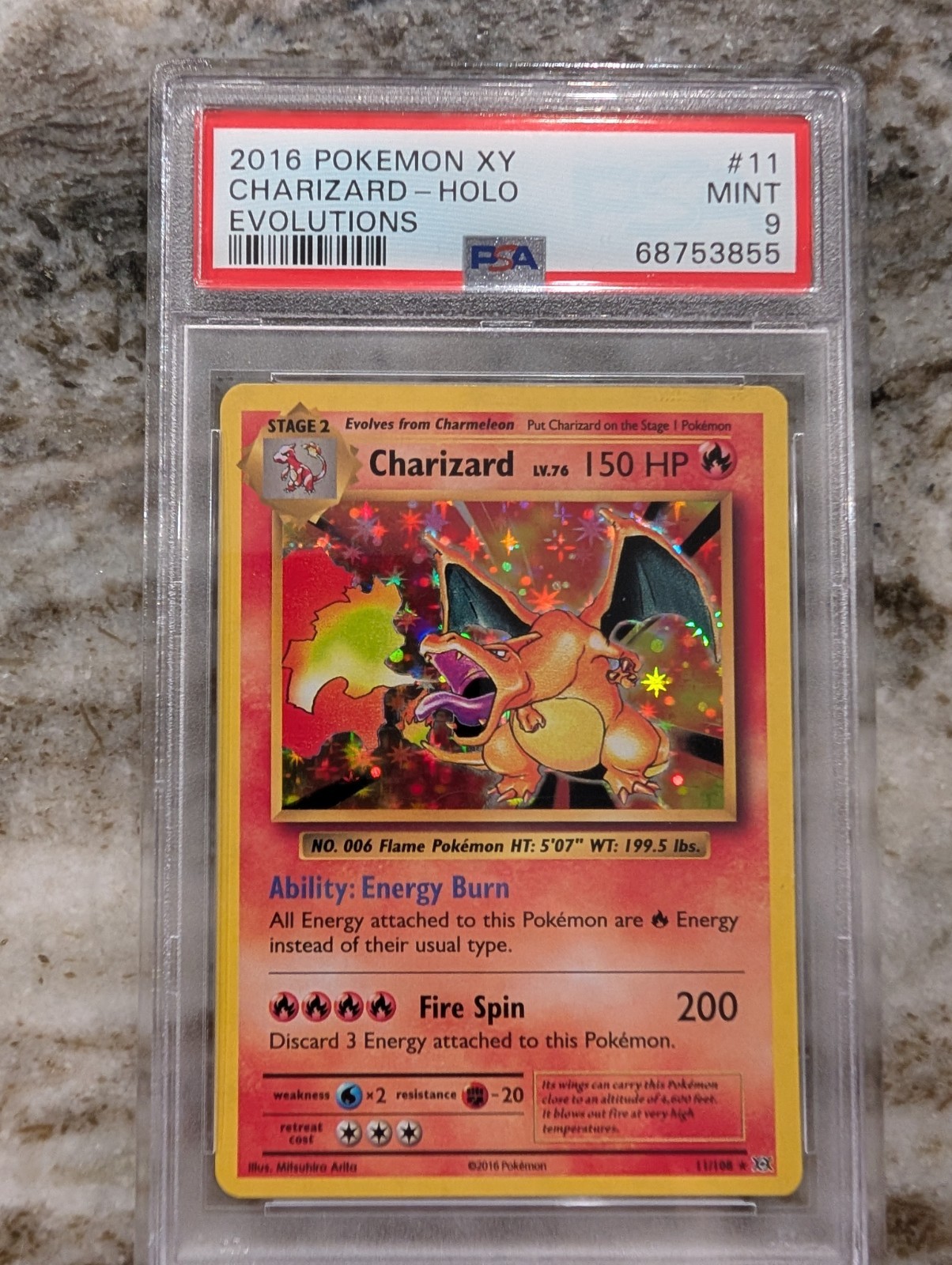 Charizard 11/108 Evolutions Holo