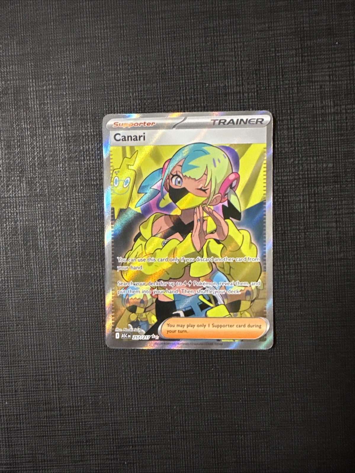 Canari 257/217 Ultra Rare Ascended Heroes Near Mint