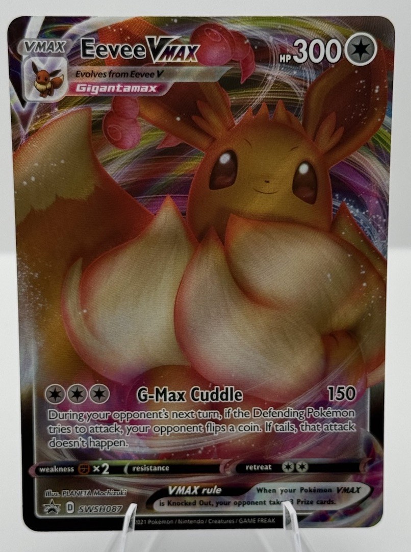 Eevee VMAX SWSH087 SWSH: Sword & Shield Promo Cards Holo