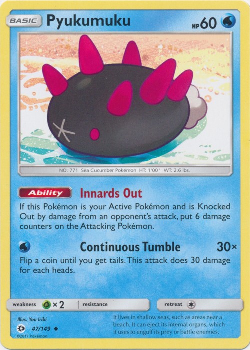 Pyukumuku – 47/149 – Uncommon – Heavily Played