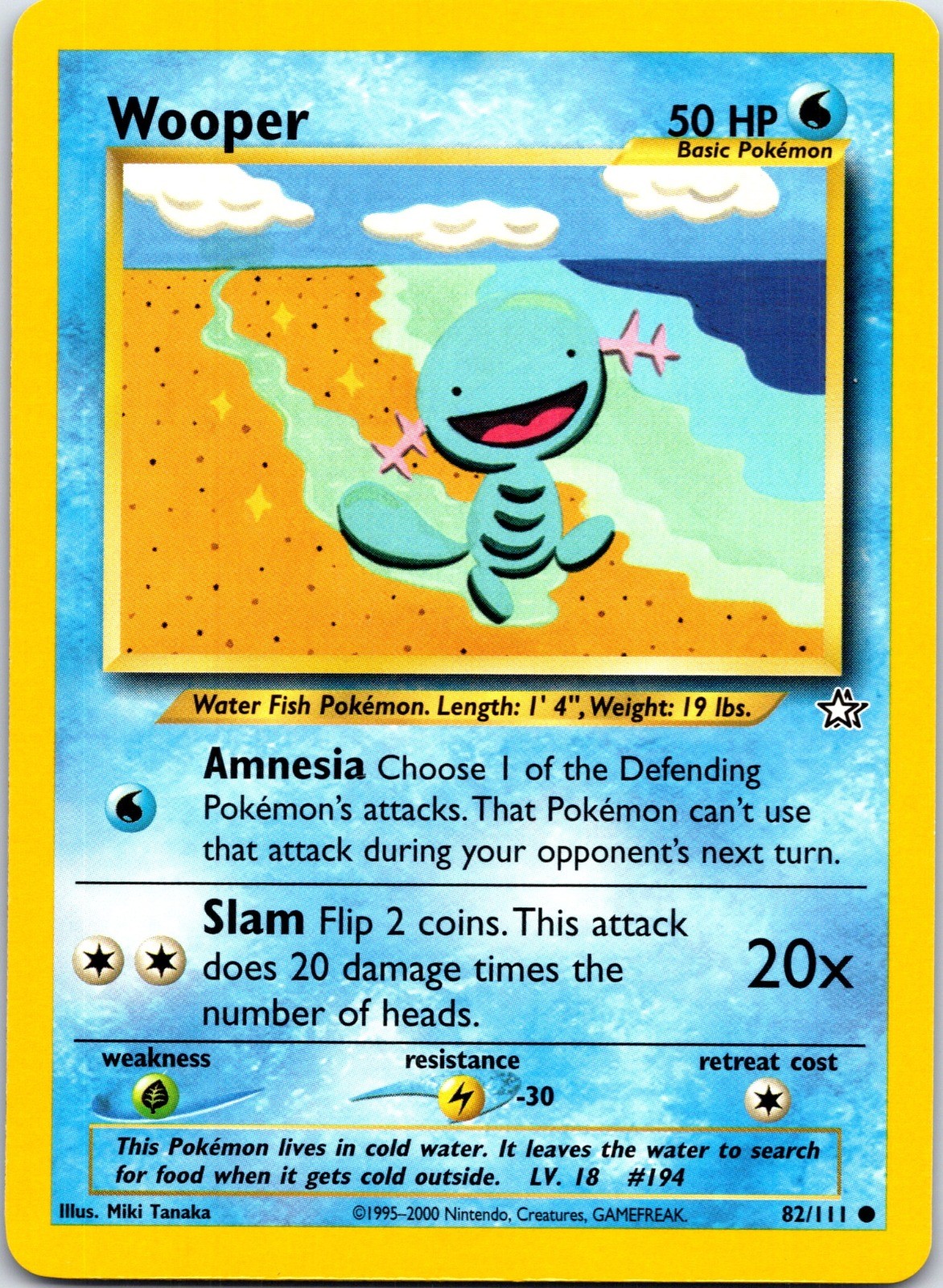 Wooper Common Neo Genesis 082/111 LP