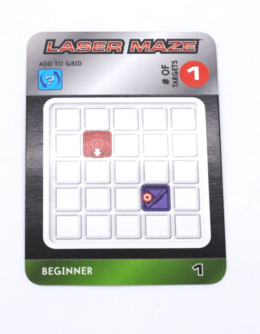 Laser Maze Replacement Game Pieces You Choose Challenge Cards