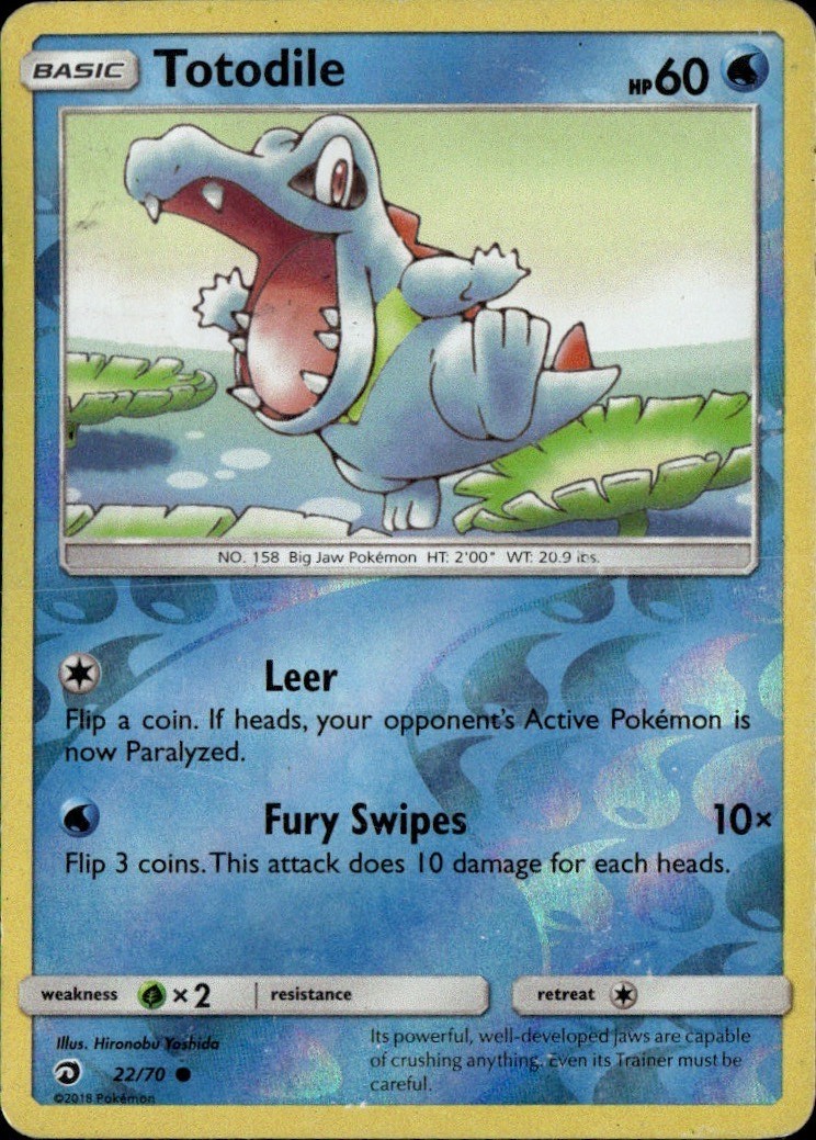 Totodile Common Dragon Majesty 22/70 HP Hironobu Yoshida