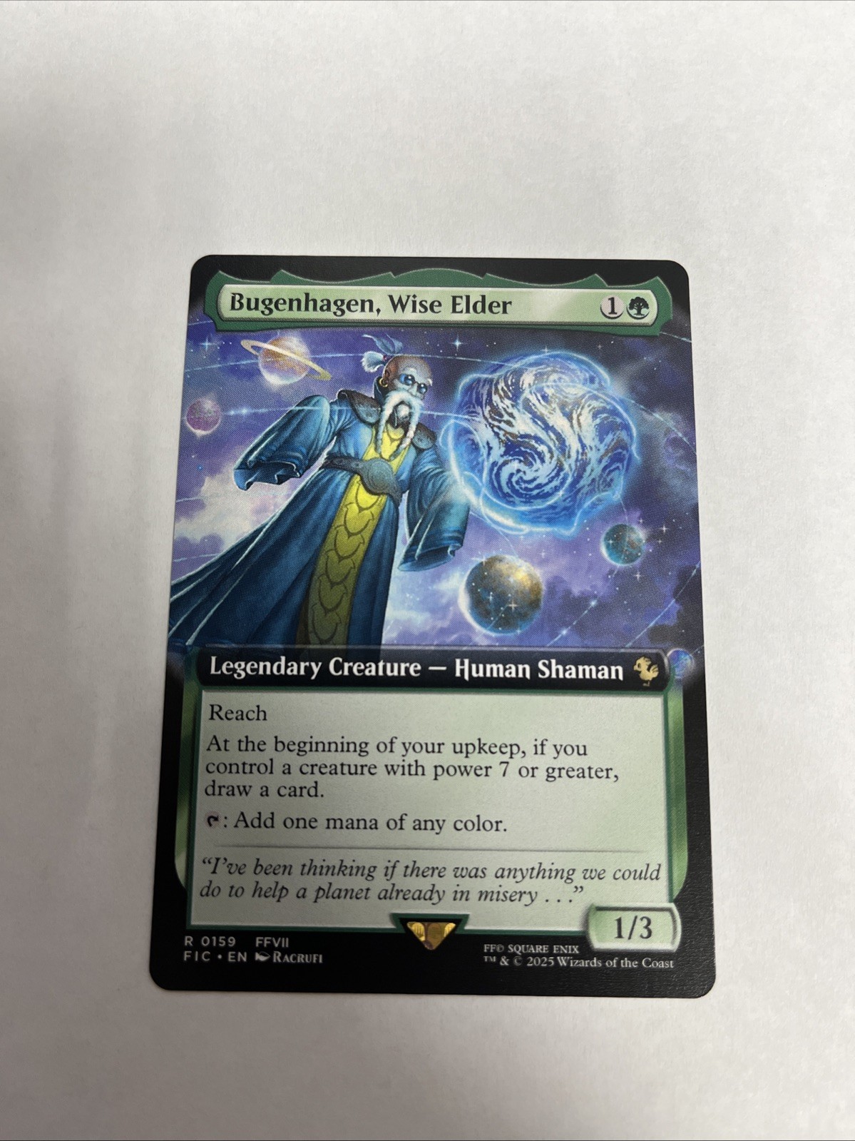 Bugenhagen Wise Elder Extended Art Nonfoil Card #0159 MTG LP