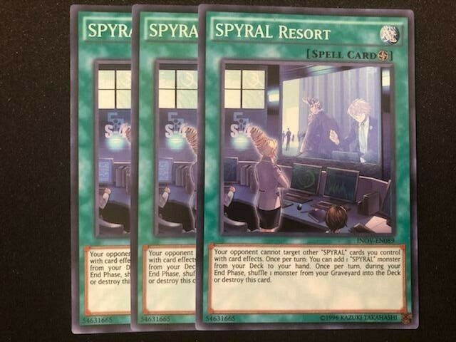 YUGIOH SPYRAL DECK- AGENT- DRONE- QUICK FIX- DOUBLE HELIX- RESORT- BIG RED NM