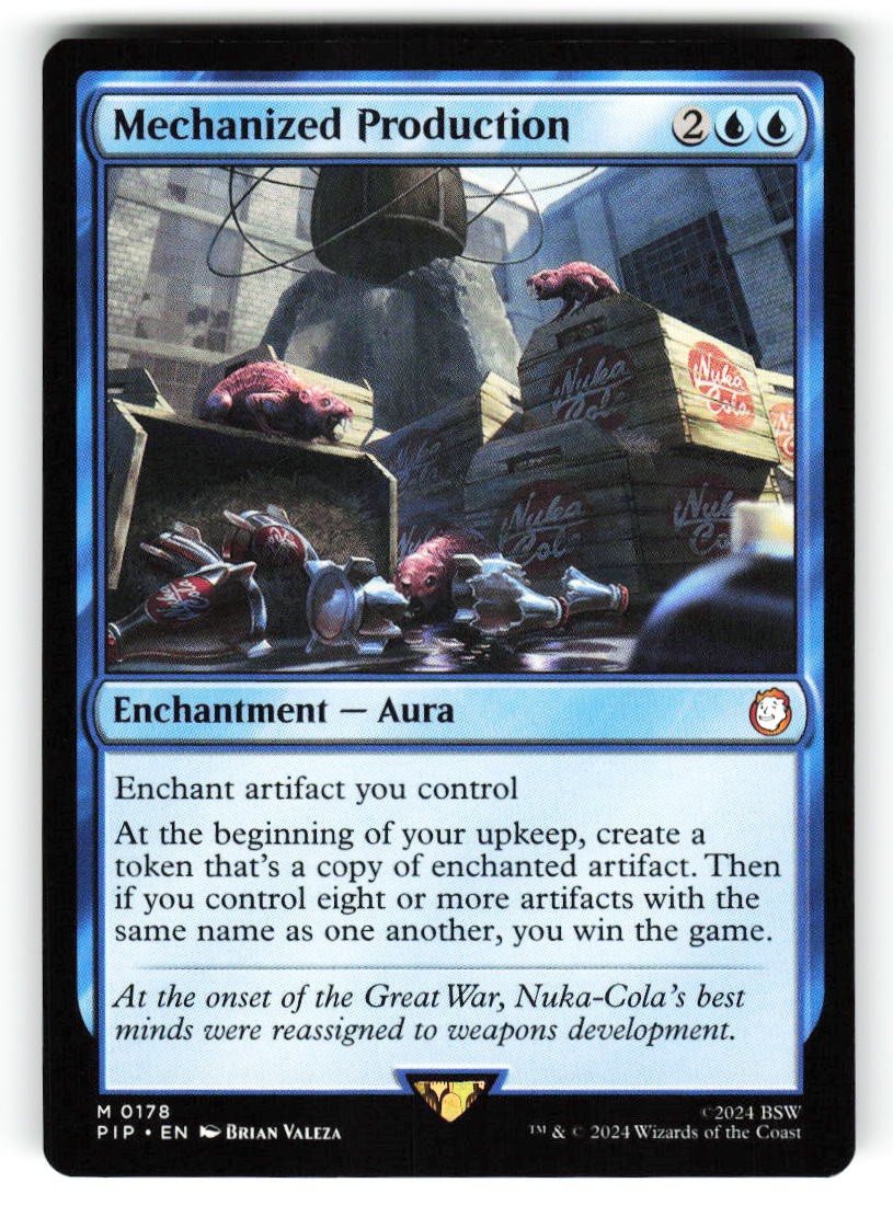Mechanized Production #178 (NM) (Non-Foil) (M) (PIP) Magic MTG