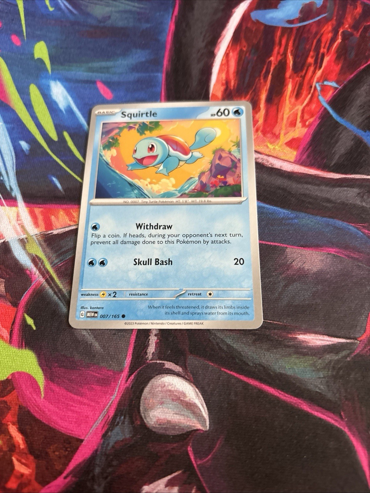 SQUIRTLE 7/165 Pokemon Scarlet & Violet 151 – Non-Holo Card