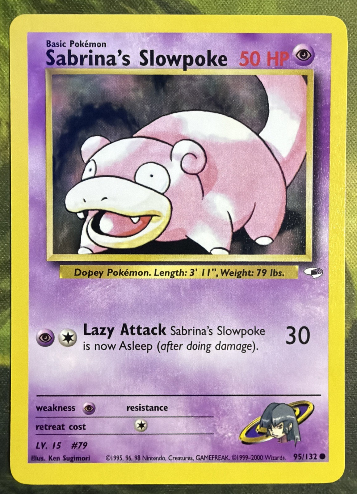 Sabrina’s Slowpoke 95/132 – Gym Heroes – Near Mint
