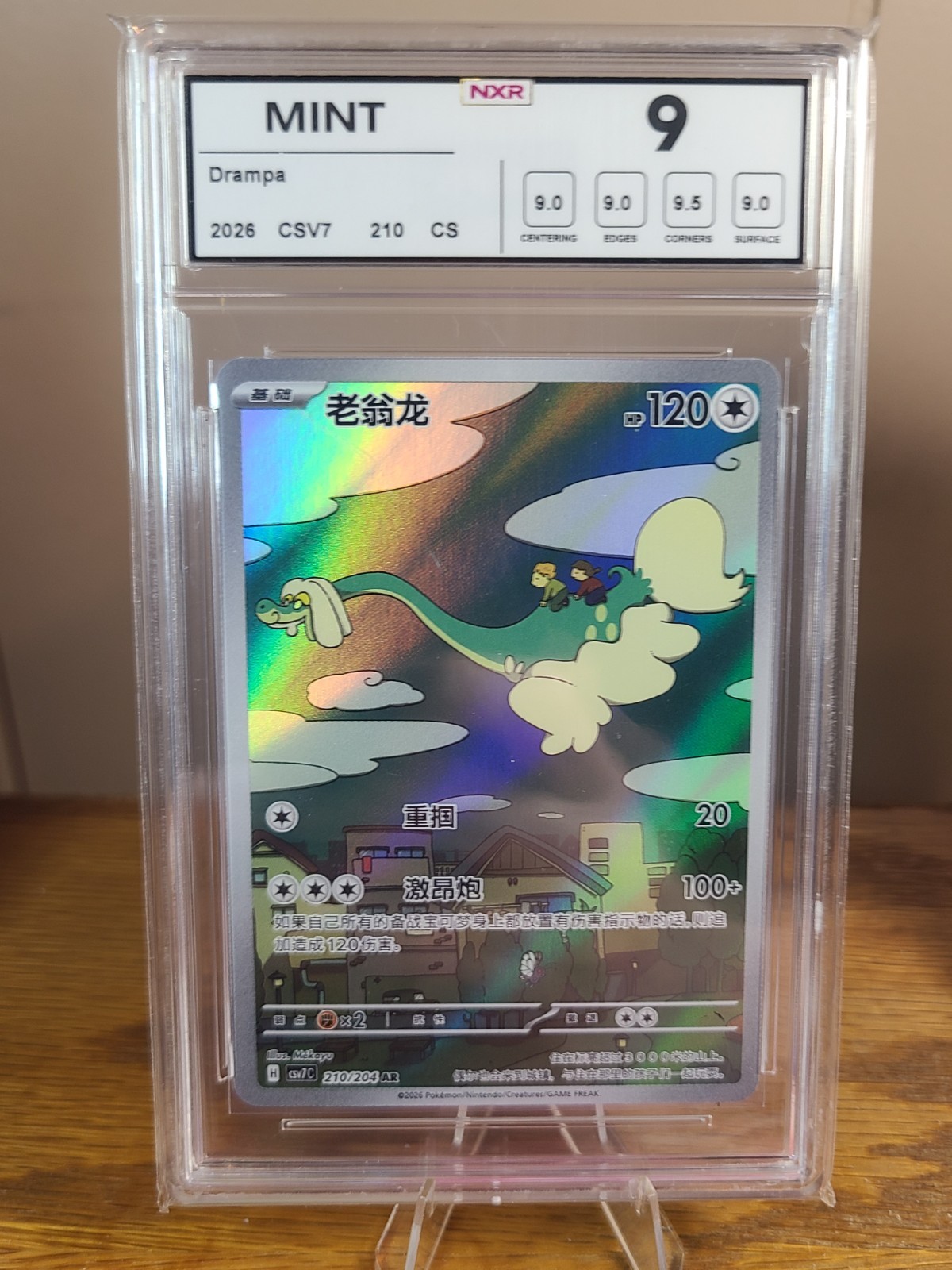 Drampa AR 210/204 Holo Alternative Art Chinese Pokemon TCG Card NXR 9