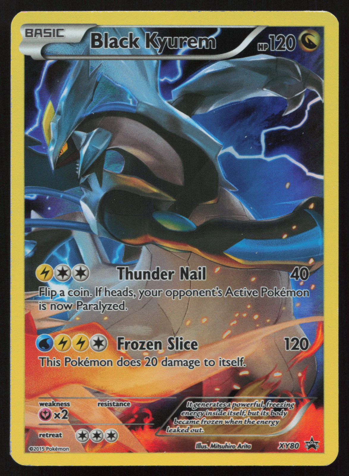 Black Kyurem XY80 XY Holo