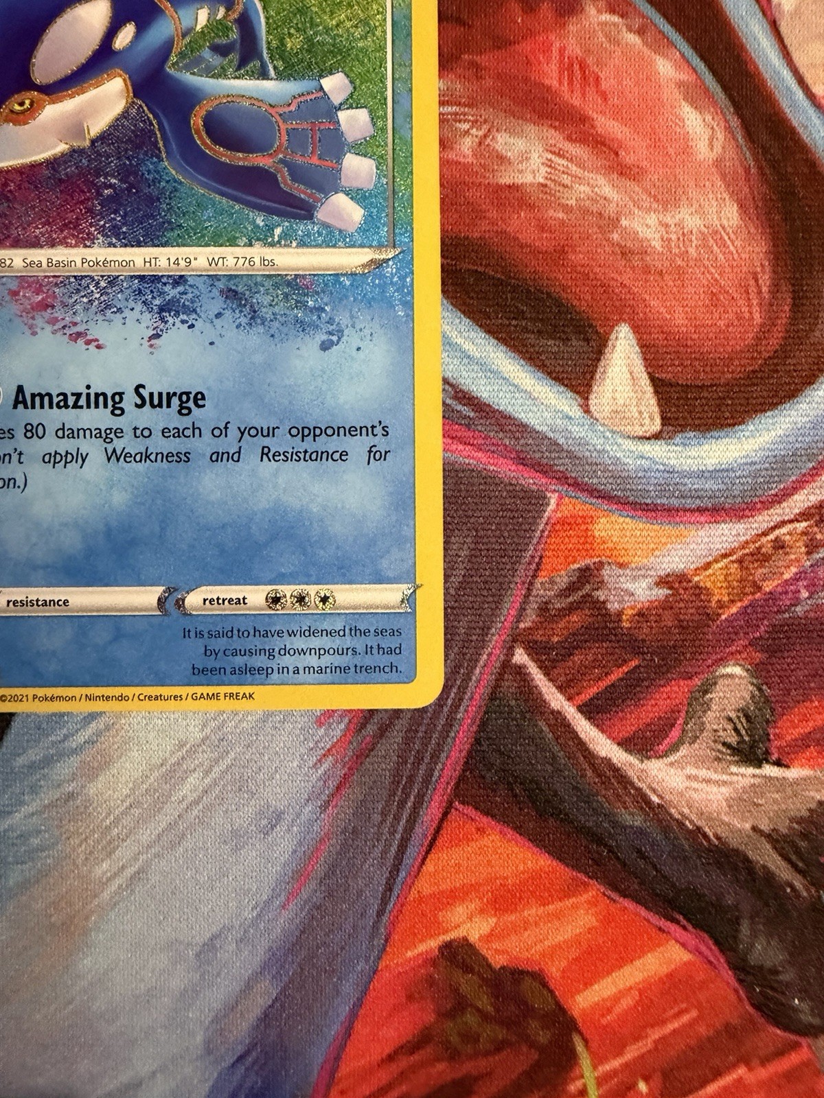 Kyogre 021/072 Shining Fates Holo Amazing Rare NM